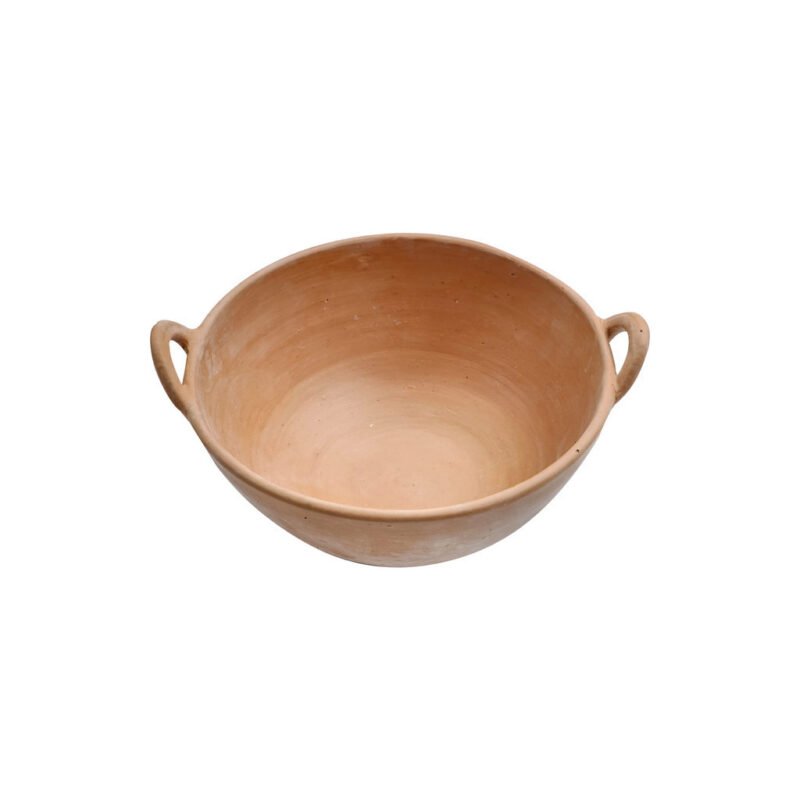 Traditional Handcrafted Clay Kadai / Authentic Terracotta Cooking Pot | Artisan-Made Natural Baked Clay - Image 3