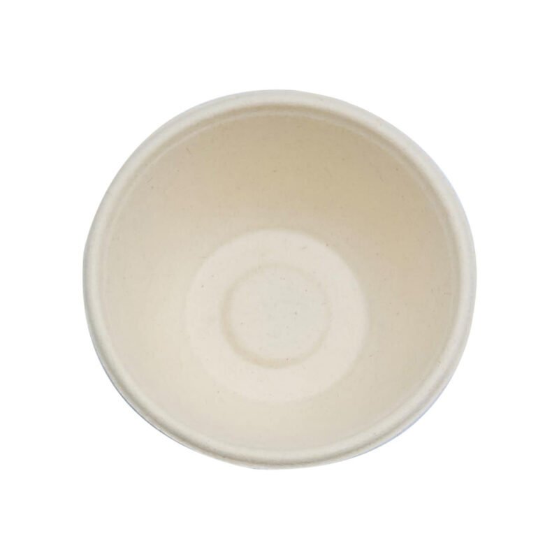 Disposable Sugarcane Bagasse 260mL Deep Round Bowl Pack of 25 / Wholesale 100pcs | Pearl Naturals