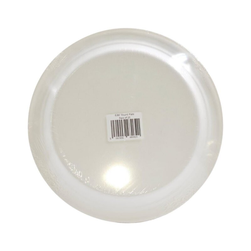 Disposable Sugarcane Bagasse  8.86" Round Plate Pack of 25/ Wholesale 25pcs | Pearl Naturals - Image 7