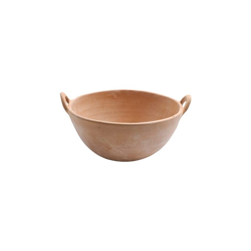 Traditional Handcrafted Clay Kadai / Authentic Terracotta Cooking Pot | Artisan-Made Natural Baked Clay - Image 2